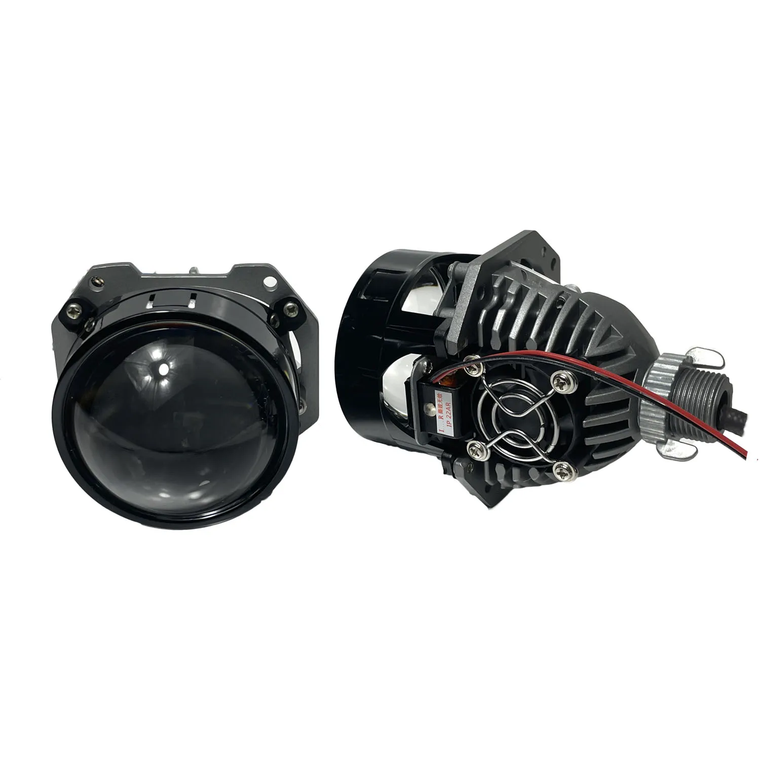 

2.5" Super Bright Spotlight Bi-Led 43W H4/H7/9005 Small Size Headlights Retrofit Kits Bi Led Projectors