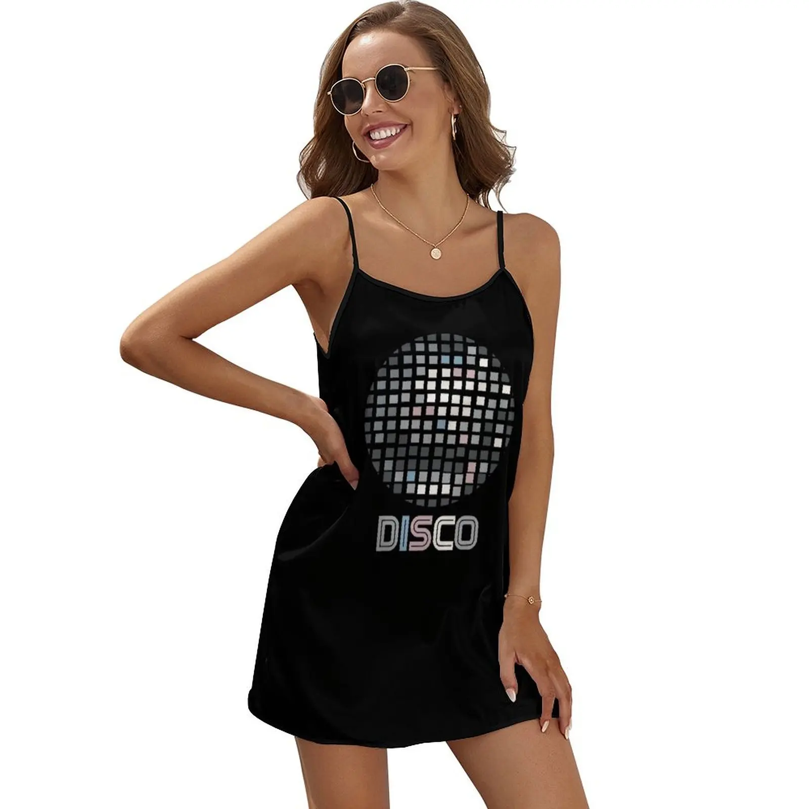

Disco Ball Mosaic Sleeveless Dress Summer dresses for women Dress for girls