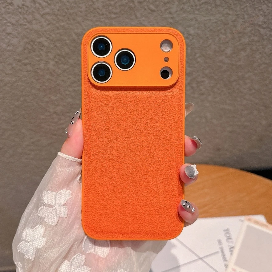 Luxury Leather Shockproof Phone Case - Elegant Protector Cover