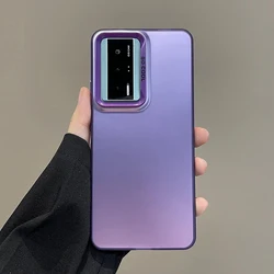 Shockproof Anti - Fingerprint Phone Case with IMD Shell Protection - Huawei P50E (IMD purple)