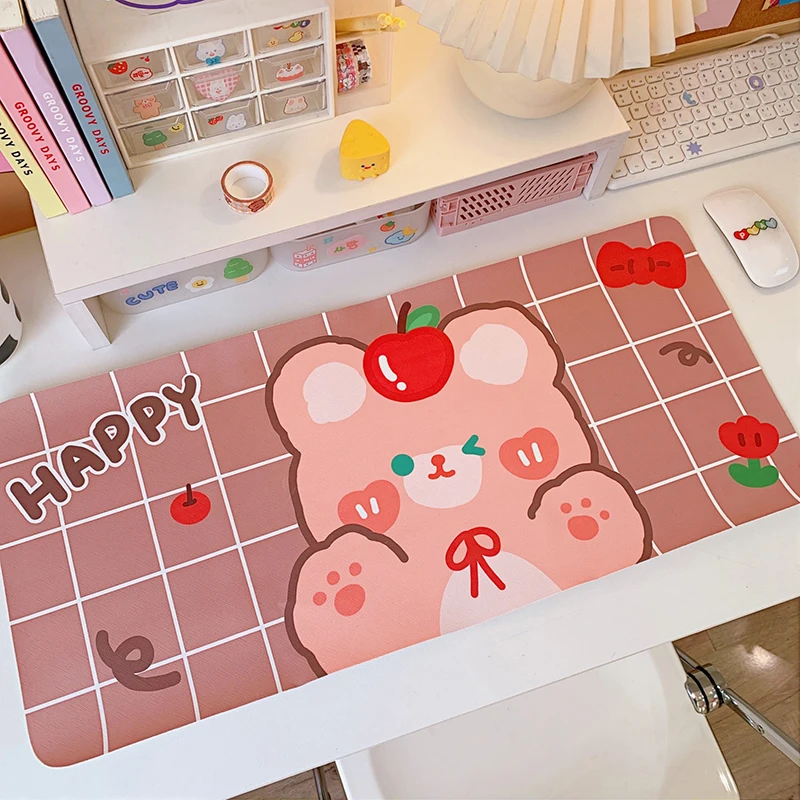 

Sweet Rabbit Table Mat Computer Keyboard Mat Desk Mat Mouse Mat Cartoon Thermal Insulation Waterproof Desk Decoration