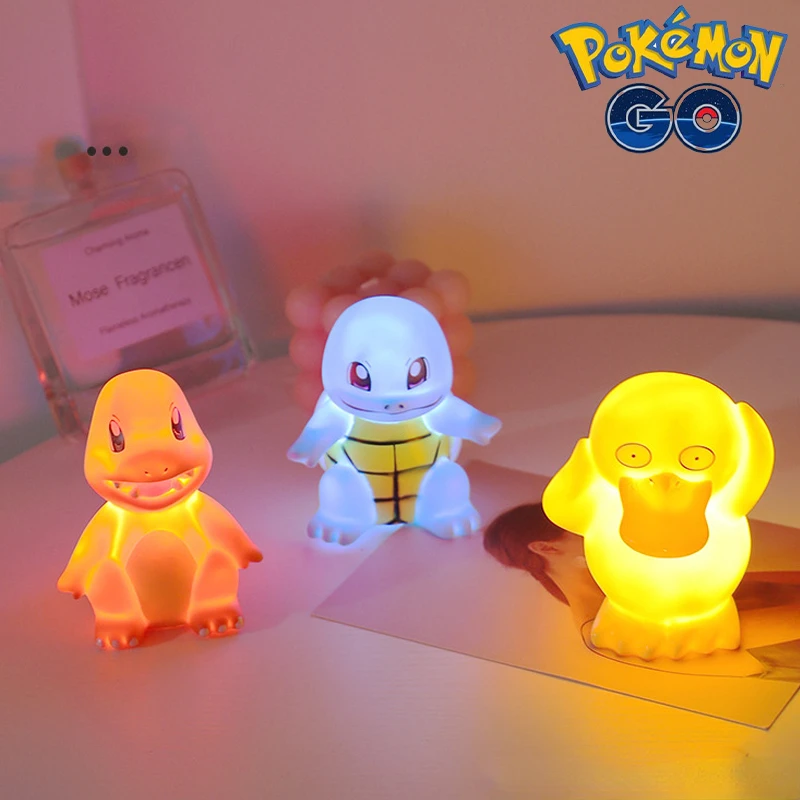 Veilleuse Pokemon Pikachu SLaura tle pour enfants, petites lampes de livre,  lampe de lecture à piles, décoration de chambre, cadeau