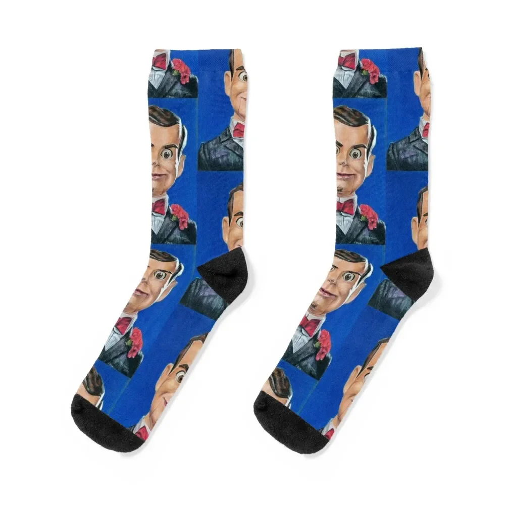 

Spooky Goosebumps Ventriloquist Dummy Socks man hiking Socks Men's Women's