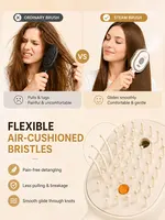 Nano Mist Hair Brush Electric Spray Comb Scalp Massager Rechargeable Detangling Brush Smooth Hair Care Device 5