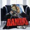 Rambo First Blood Flannel Blanket Quality Soft Warm Shooting Movie Bedding Throws Spring Couch Chair Sofa Bed Pattern Bedspread 3