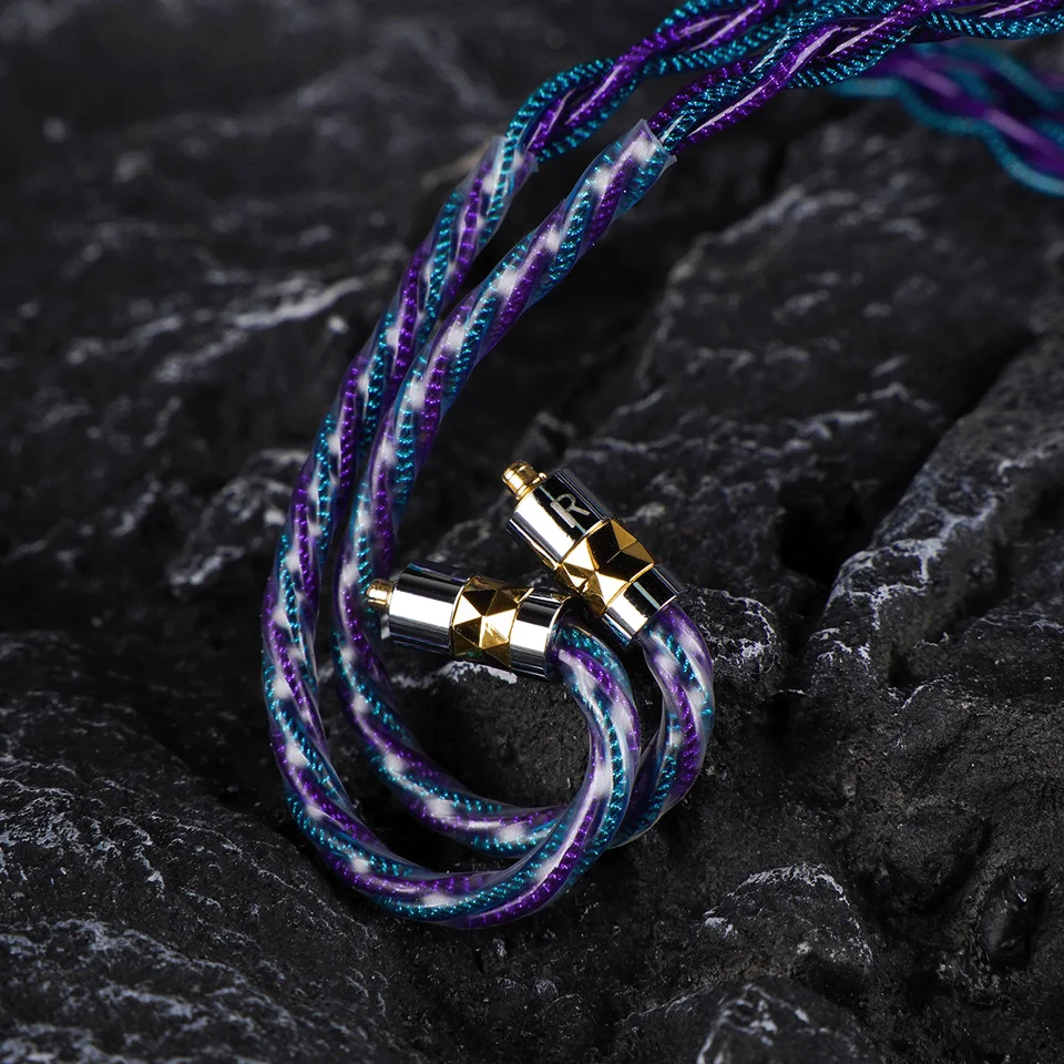 NICEHCK DualGod イヤホン交換ワイヤー銀メッキ古川銅 + グラフェン