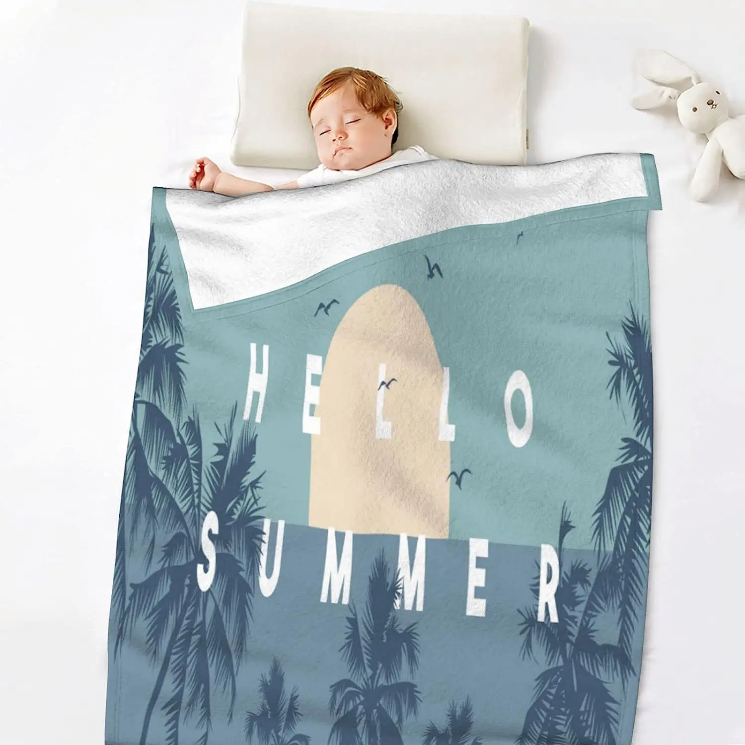 Hello Summer48 x 32 ��ġ ���, ���� �ް� �غ��� ���ڼ� �ٴ��, �ϴ� ���ƴٴϴ� ������ �ְ� ������ ħ��