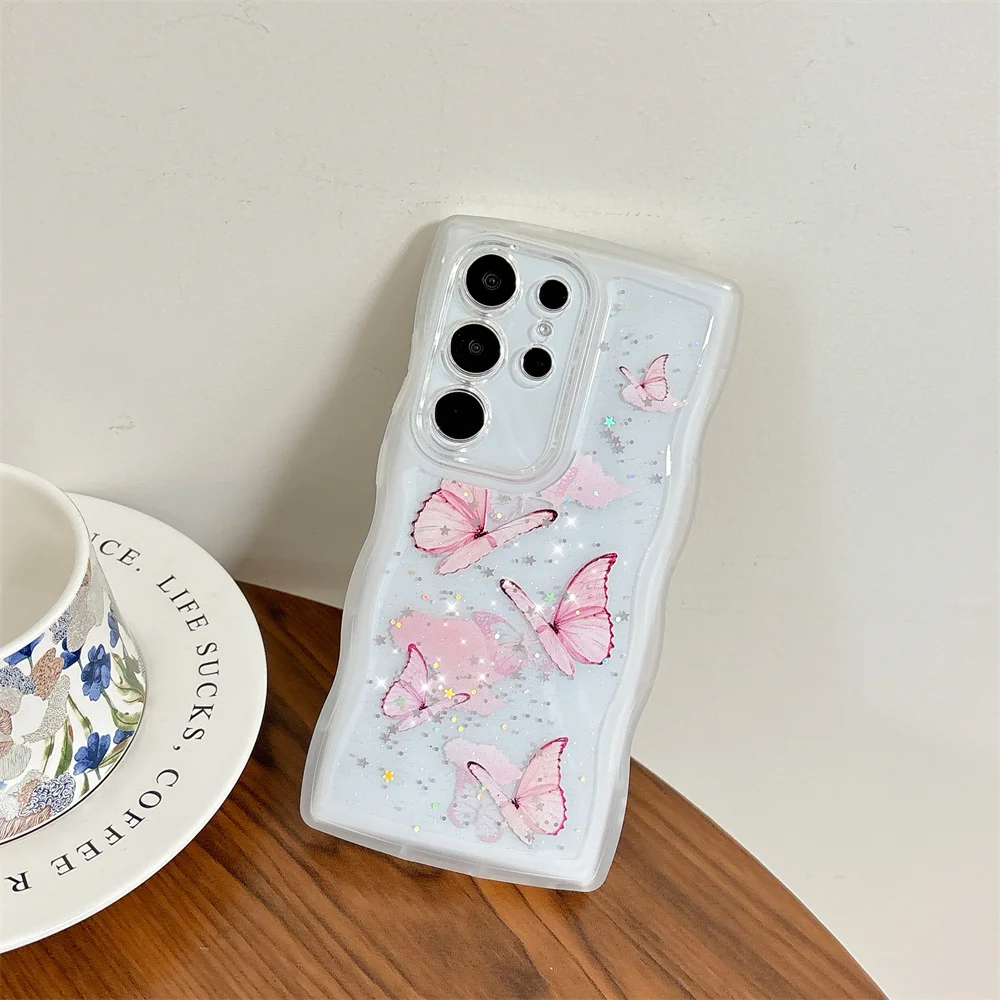 Glitter Butterfly Phone Case