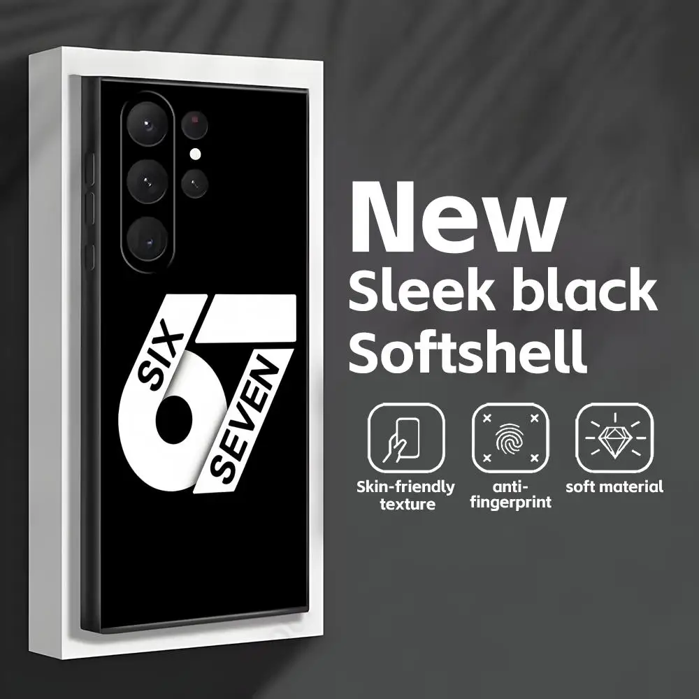Sleek Black Soft Phone Case