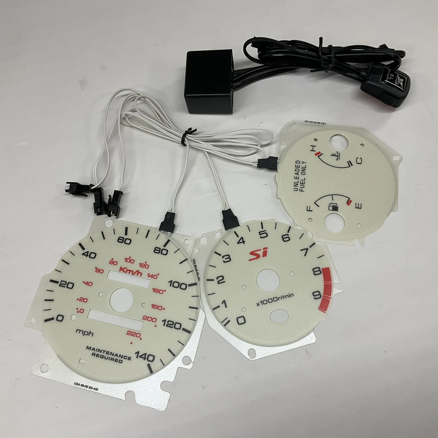 DASH Stock Clearance EL Gauge for Honda Civic Si 1999 2000 MPH Version