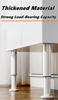 Adjustable Height Furniture Support Legs for Bed Frame, Metal Adjustable Furniture Legs for Bed/Sofa/Cabinet/Couch/Table 2
