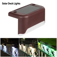 Solar Deck Lights Stair Lamp IP65 Waterproof Led Solar Lights For Railing Stairs Step Fence Yard Patio And Pathway 2