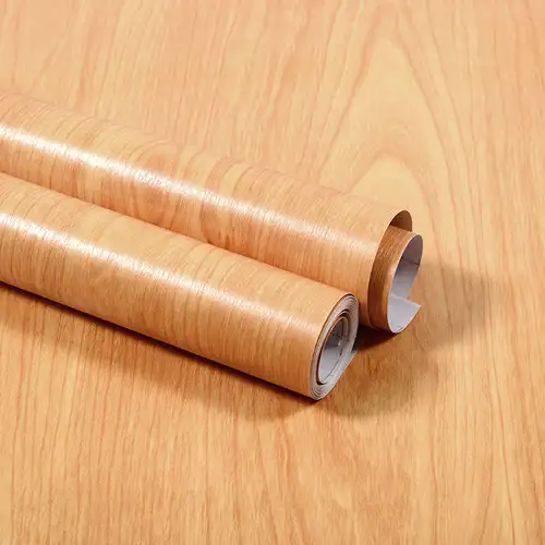 Wood Grain DIY Sticker PVC Self Adhesive Waterproof Wallpapers Renovation Furnitures Wall Stickers Home Decor Sticky Paper Decal - Image 10