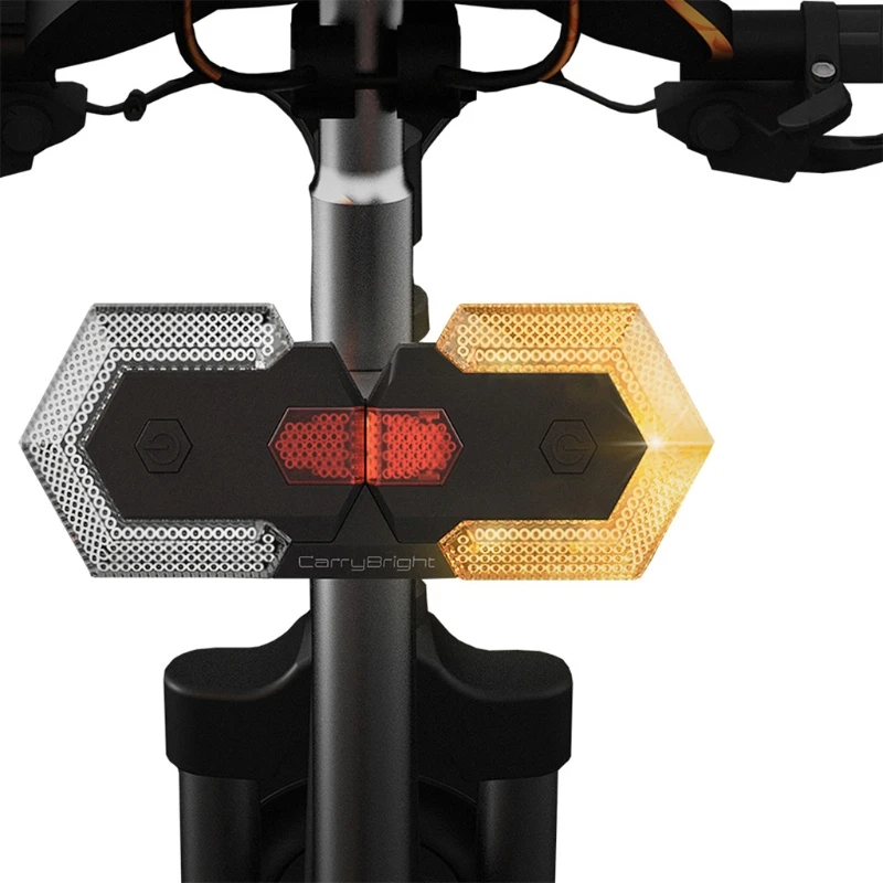 2023 NEUE 4-teilige Fahrrad-Blinker, Vorder- und Rücklicht mit  intelligenter kabelloser Fernbedienung, Fahrrad-Rücklicht für Radfahren