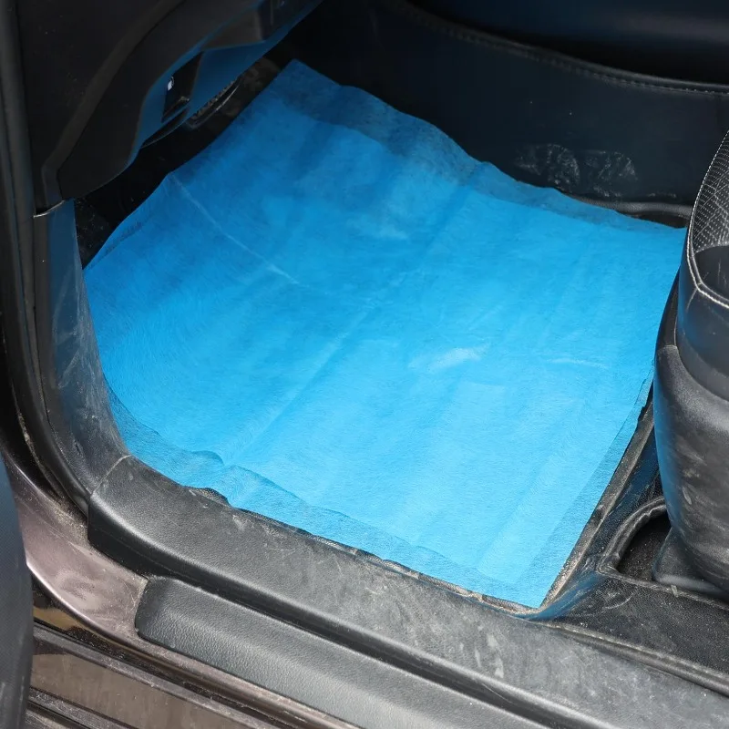 Tappetini Auto Monouso per Animali Domestici, Assorbenti per Fango e Neve, Protezione in Tessuto Non Tessuto, Accessorio per Interni Auto, 10-30 Pezzi - immagine 3