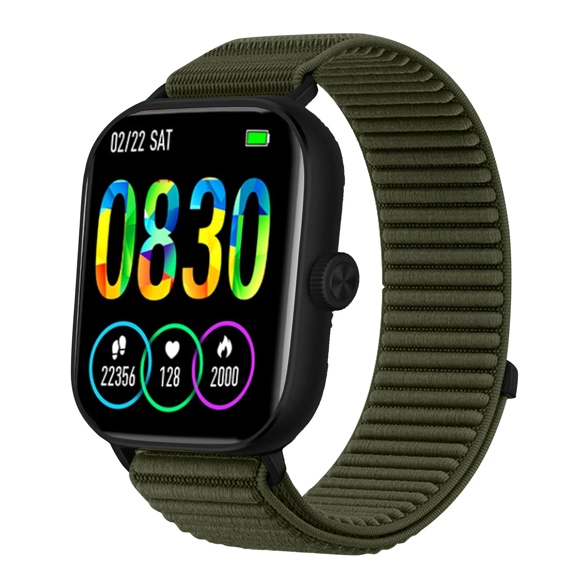 Breathable Nylon Loop Watch Strap - Simple Style