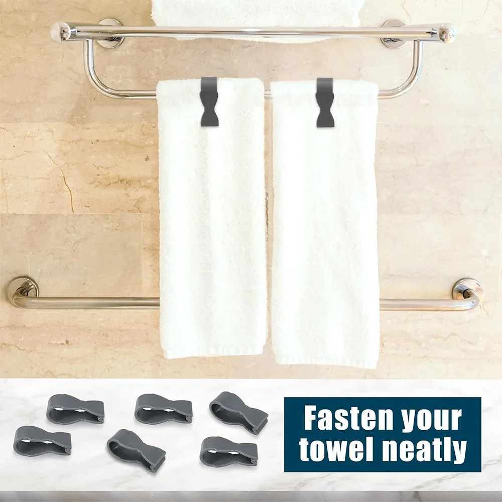 Kitchen Towel Clips Drop Clamps for Hanging Towels on Bars Bed Sheet Clips Towel Clips for Beach Chairs Home Organization