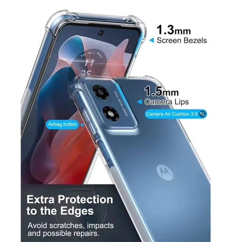 Shockproof Clear TPU Transparent Phone Case