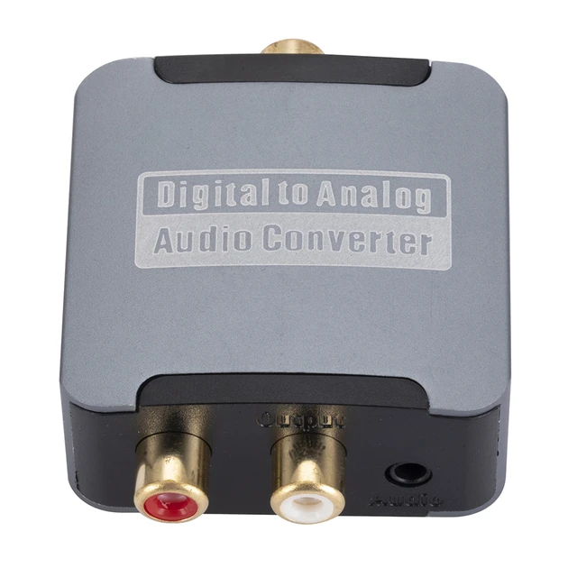 Compact 192khz DAC Converter Spdif To RCA Digital To Analog Audio Converter  Optical Toslink To RCA Female Or Male Audio Adapter - AliExpress
