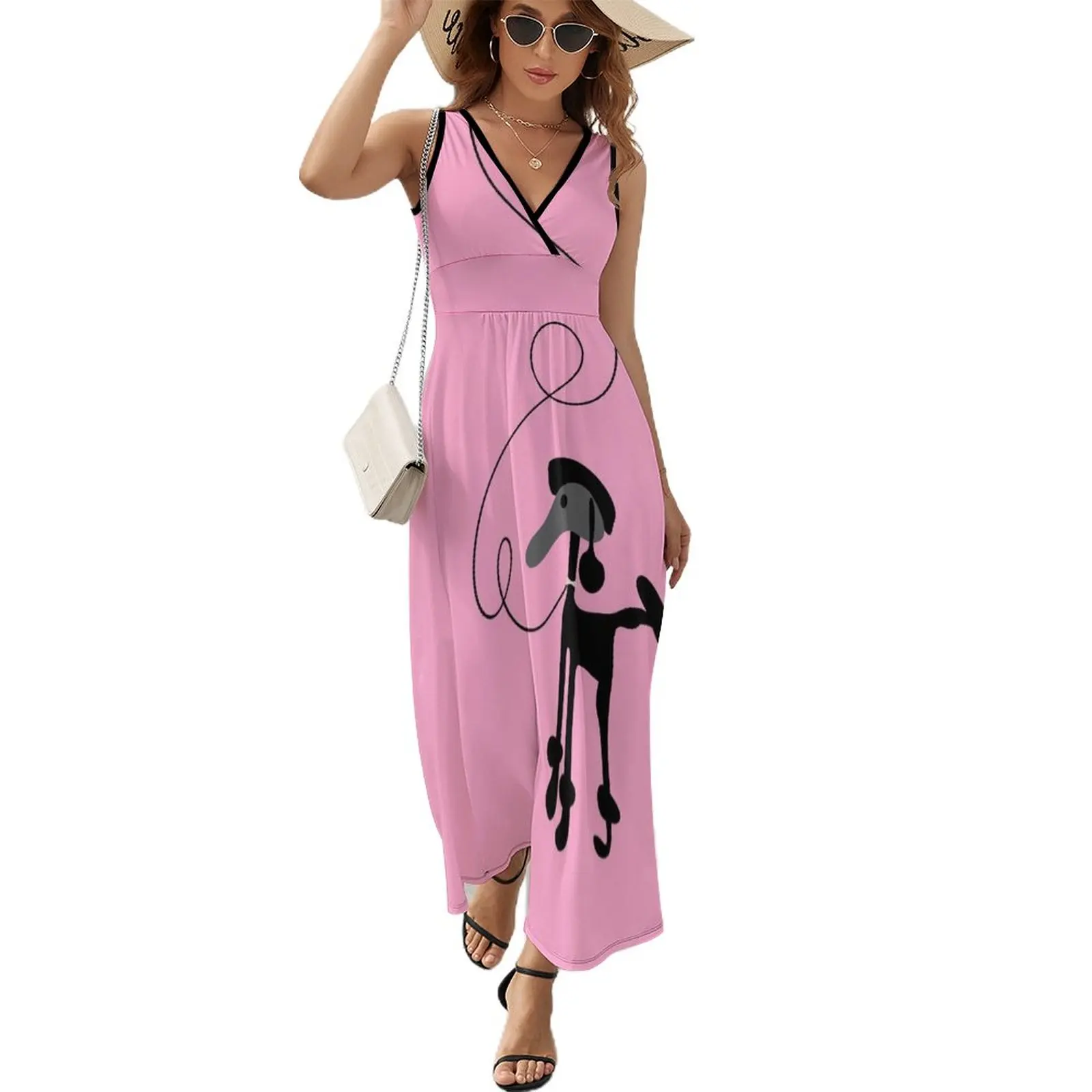 

Sock Hop 2 Poodle Skirt Pink Fun Sleeveless Dress dresses for womens 2023 Dresses gala