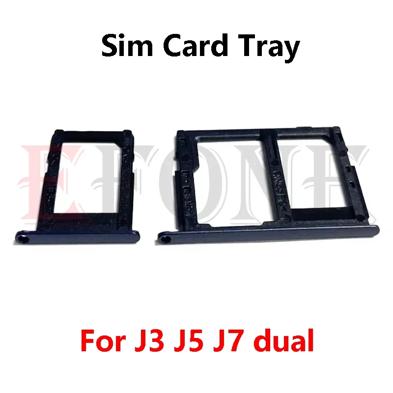 For Samsung Galaxy J3 J5 J7 J330 J530 J730 2017 Prime G570 G610 Sim Card Slot Tray Holder Sim Card Reader Socket