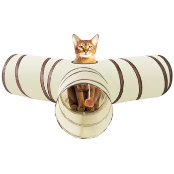 Foldable Cat Play Tunnel 1
