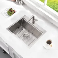 21 Inch Undermount Bar Sink Workstation - Bokaiya 21x20 Bar Sink Outdoor Rv Undermount Sink 16 2