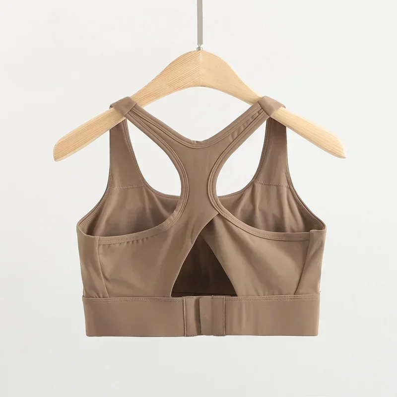 Lemon Back Hook Closure High Impact Sports Bras Gym Wear Women Full Coverage Wirefree Padded Yoga Fitness Bras Workout Tank Tops