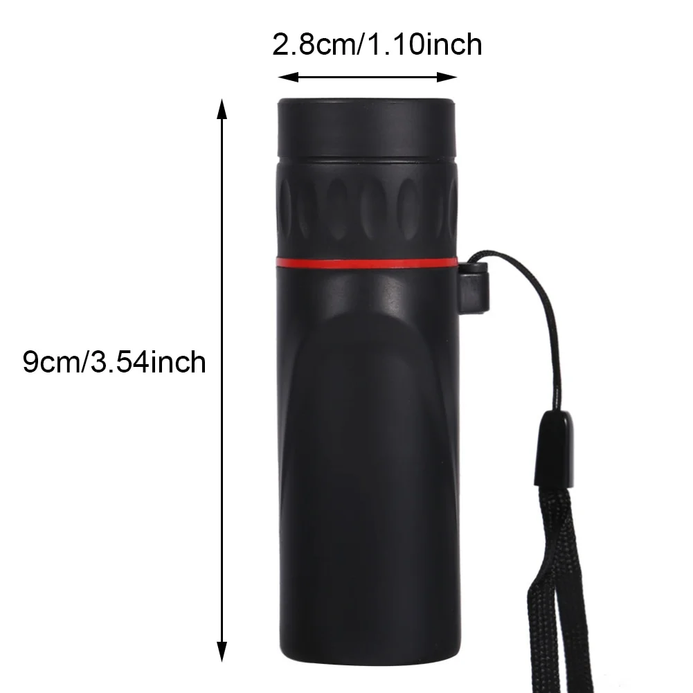 HD 30x25 Monocular Telescope Binoculars Zooming Focus Green Film Binocular Optical Hunting Tourism Scope For Outdoor 3