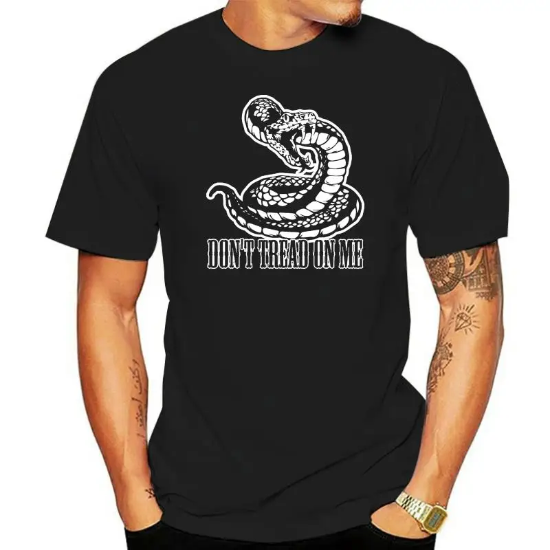 

2022 New Summer Men Dont Tread on Me T Shirt 2nd Amendment Rights Gun s and Freedom Unisex Tee Casual Tee Shirt