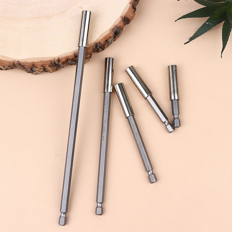 Quick Change Hex Shank Adapter Magnetic Bit Holder Extension 60-200mm Power Drill Impact Driver Cordless Tool Accessories
