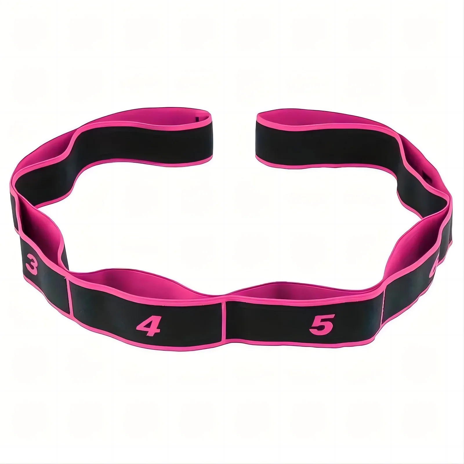 Gymnastics Fitness Resistance Bands Digital Segmented Yoga Stretching Bands Body Shaping Ballet Pilates Dance Yoga Straps 1Pc