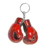 Fashionable Acrylic Boxing Glove Keychain Men's Creative Backpack Pendant Durable 2D Plastic Material 1