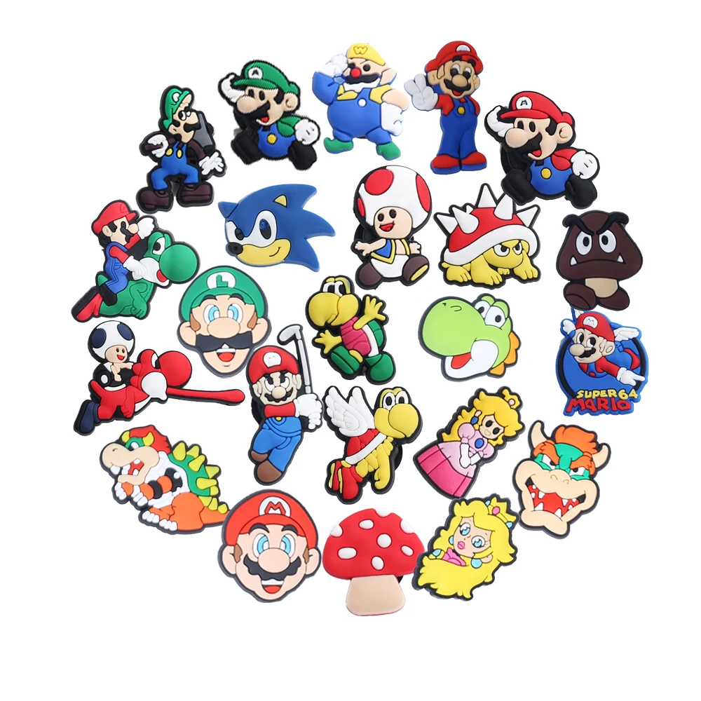 Clips pour chaussures Mario Bros Series