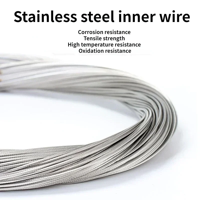 MTB & Road Bike Brake and Shifter Cable Set – Inner Core Wire, 2M Length, Multi-Pack Options