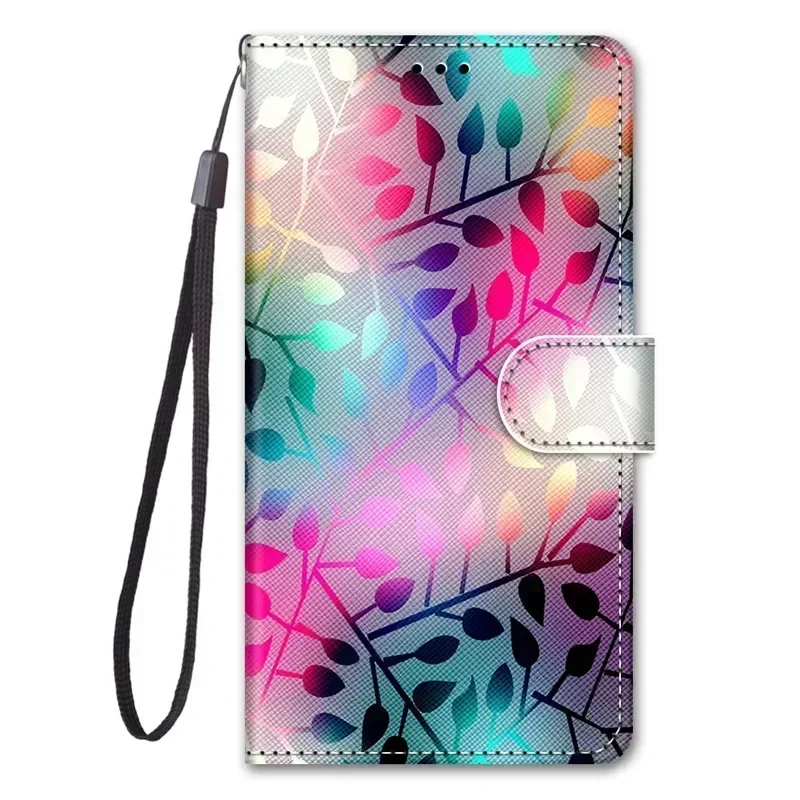 Animal Painted Wallet Book Stand Phone Case