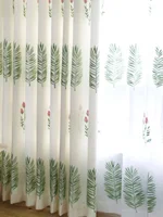 2025 New Bedroom and Living Room Curtains 1PC Embroidered Countryside Chinese Style Korean Style Living Room, Study, Bedroom 2