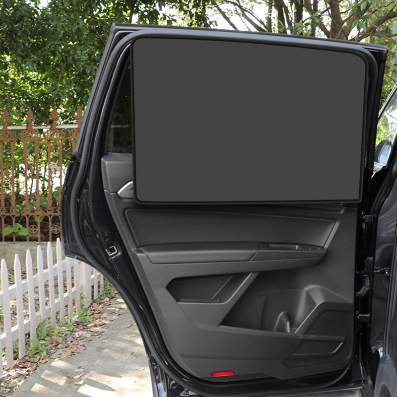

Magnetic Car Side Window Sunshade Cover Sun Visor Summer Protection Window Curtain Cover for Front Rear Black Auto Accessories
