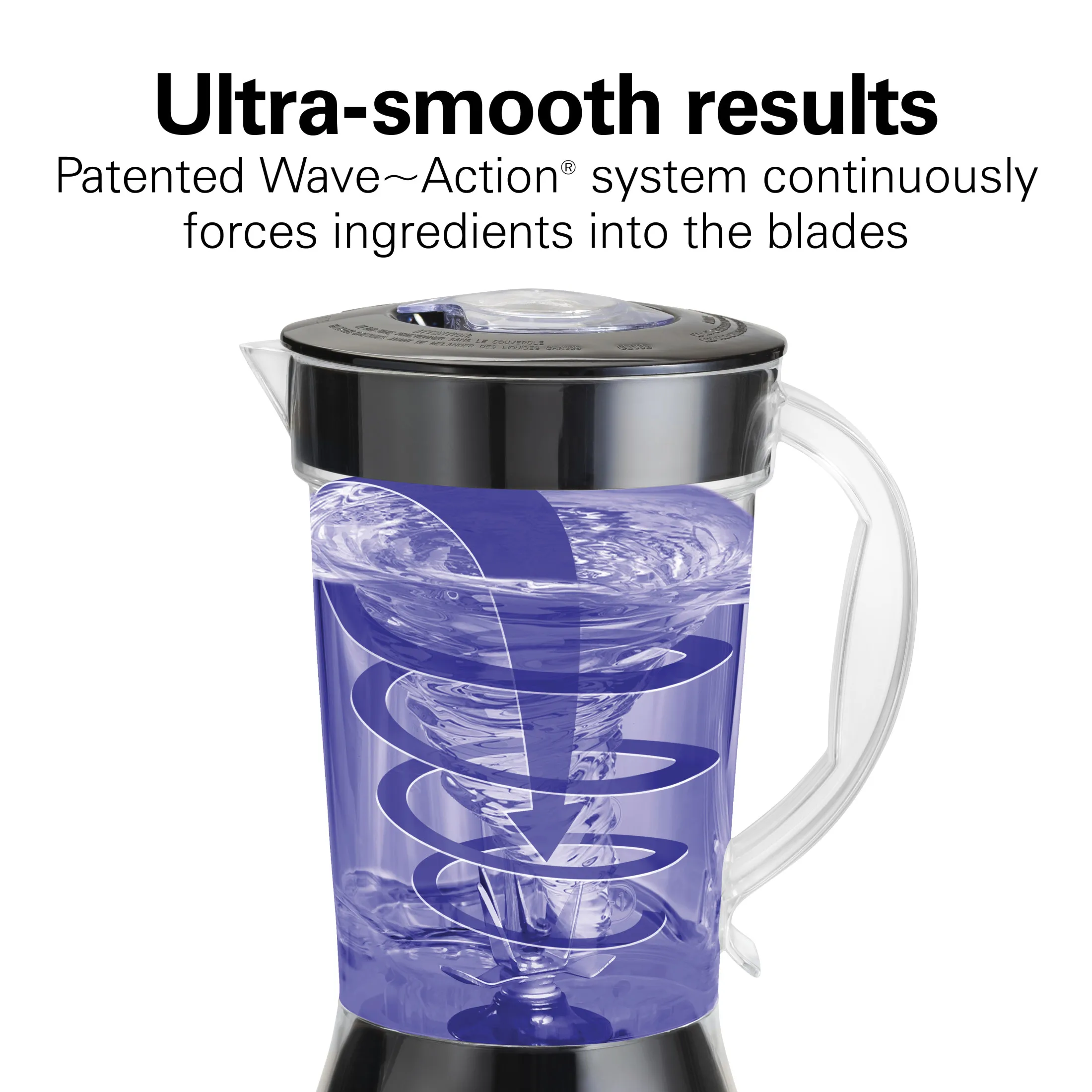 Smoothie Blender for Kitchen, 48 oz Jar for Smoothies and Shakes, Black 2