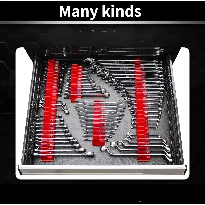 Magnetic Wrench Storage Kit Holds 23 Wrenches Hex Head Toolbox Drawer and Car Tool Storage Rack Supplies