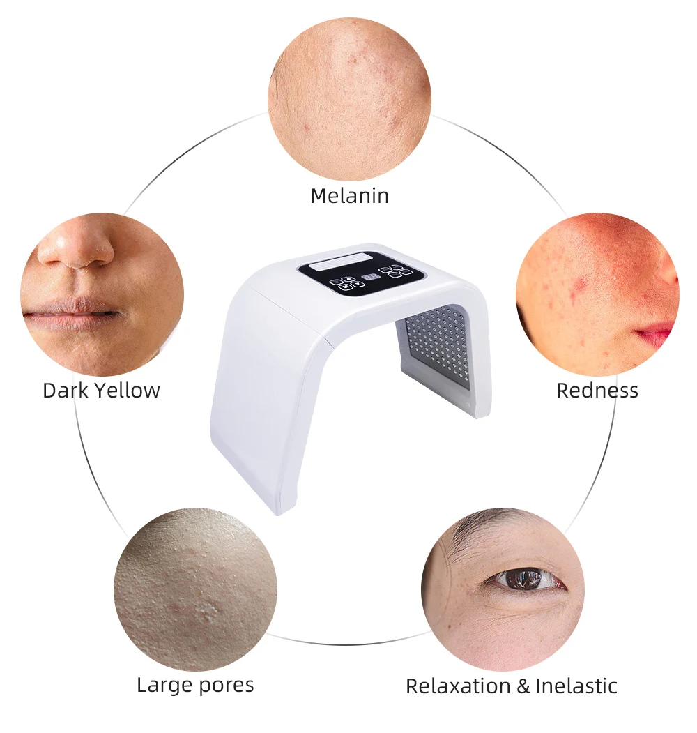LED Facial Phototherapy 7-color Photon PDT LED Mask Treatment Professional Beauty Machine SPA Facial Body Skin Care Equipment LED Facial Mask Facial Machine