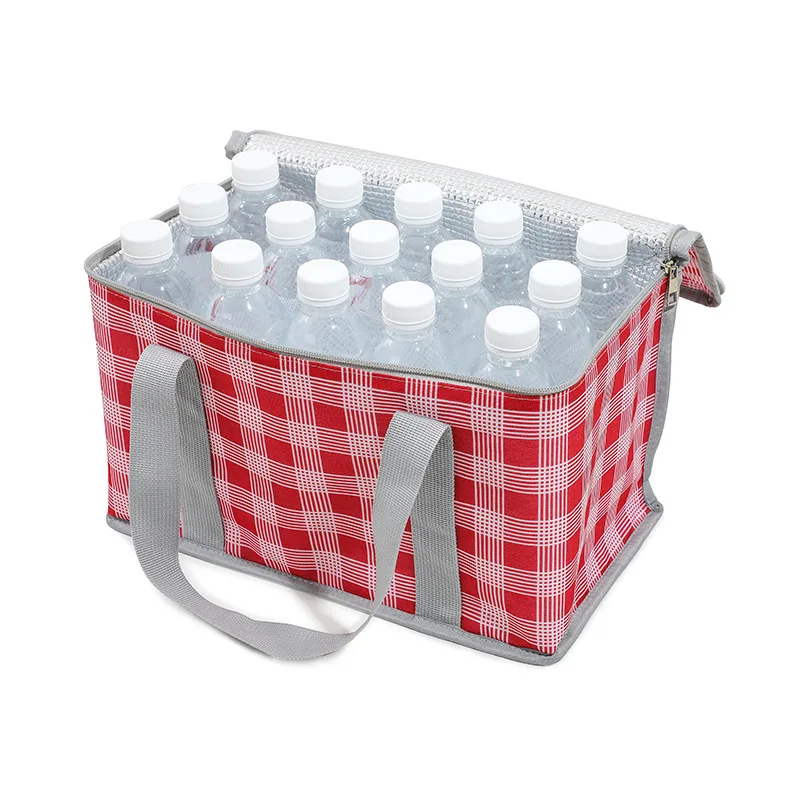 Insulated Bag Thermal Food Bag Picnic Thermal Insulated Bag for Food Beer Outdoor Thickened Aluminum Film Cooler Bags Camping Handbag Waterproof Lunch Box