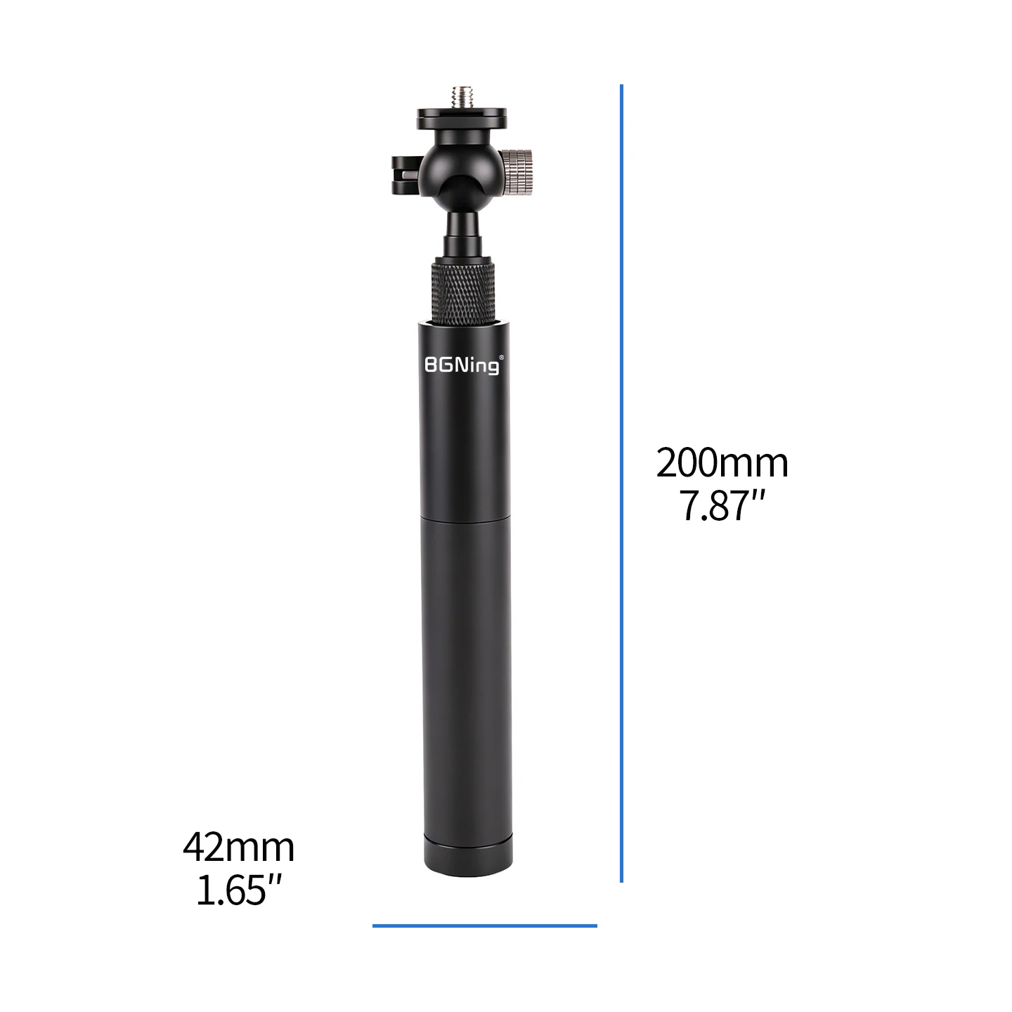 70cm 셀카봉 휴대용 확장 삼각대 스탠드 (고프로, 인스타360, DJI 액션 카메라, 스마트폰 호환)