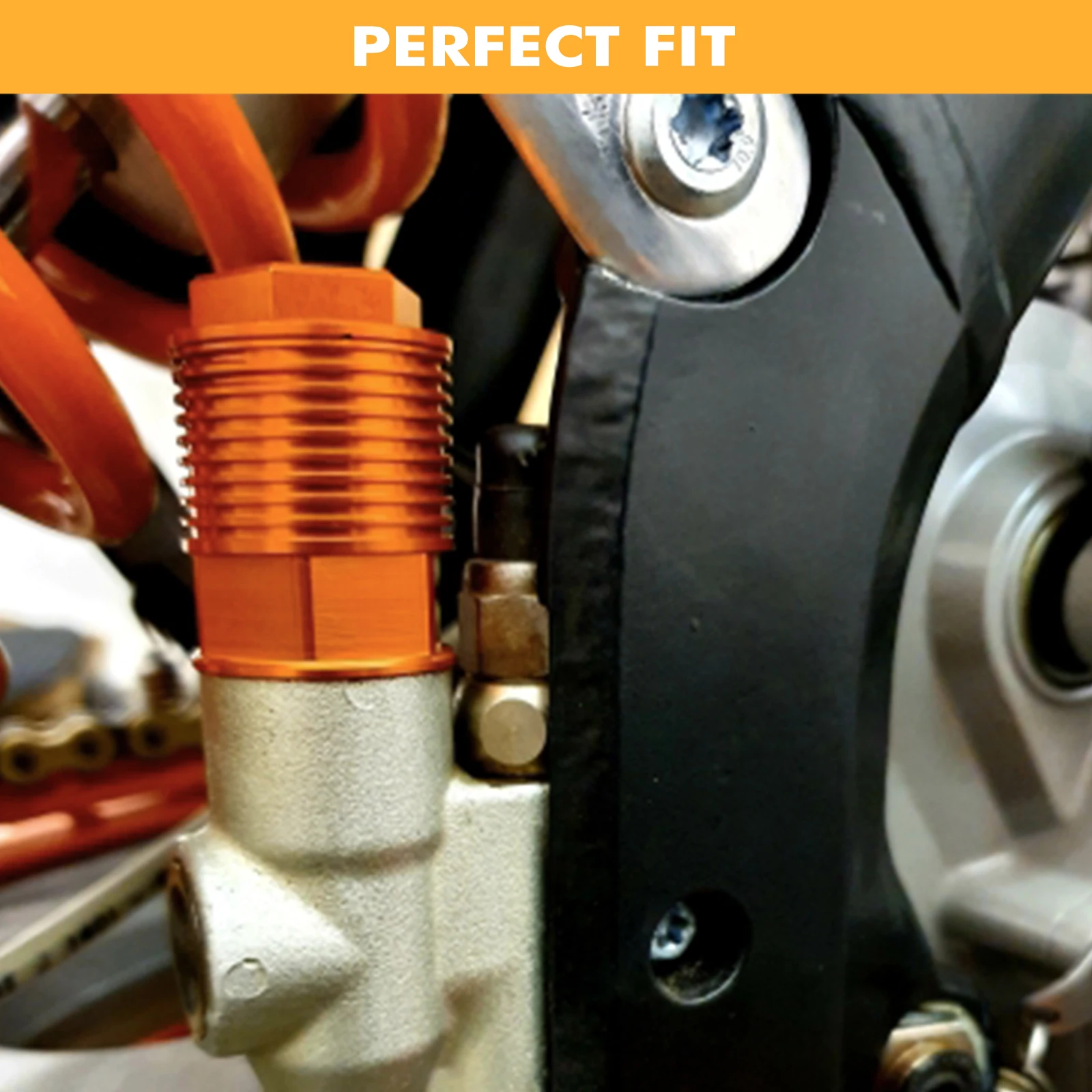 Rear Brake Reservoir Extender for KTM 125 150 200 250 300 350 400 450 530 SMR EXC TPI EXCF SX SXF XC XCF XCW XCFW 2004 -