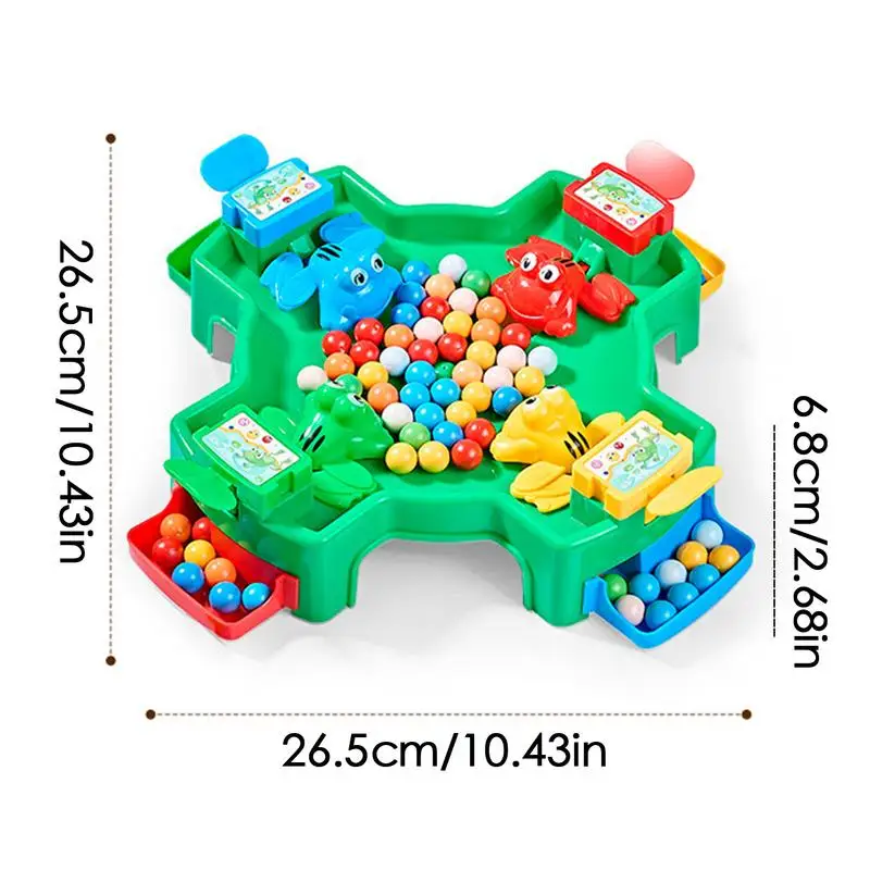 Classic Hungry Frog Eats Beans Strategy Game For Childrens Adults Family Gathering Board Game Stress Relief Interactive Toys 6