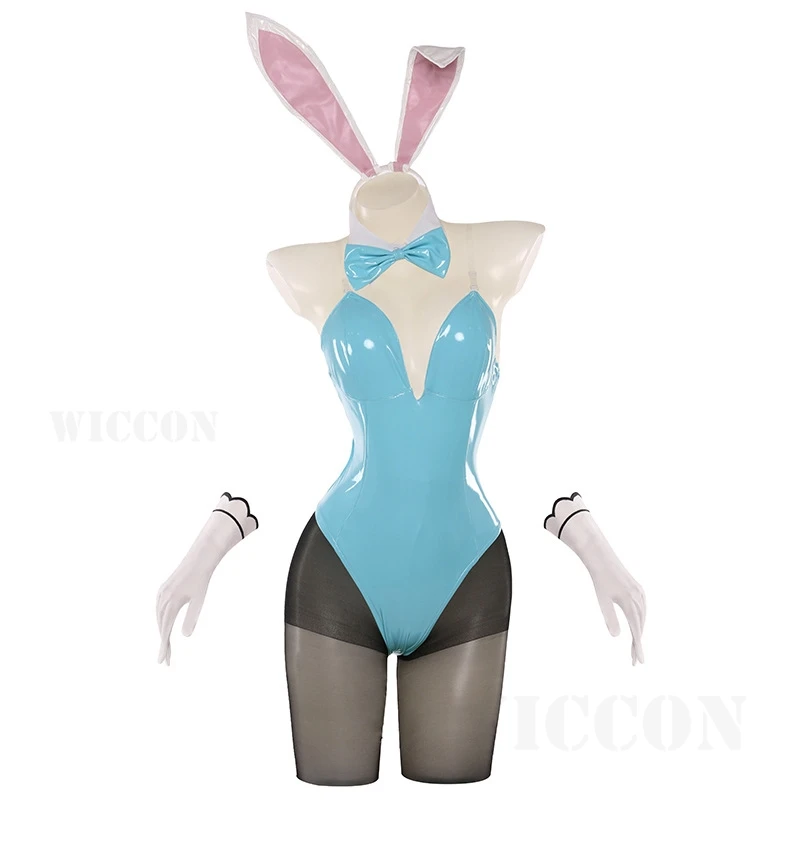 Anime Blue Archive Cosplay Leder Bodysuit Toki Bunny Girl Jumpsuit Halloween Kleidung 15 Sb0100873e6b84f1abc6b7d63c62e9360w