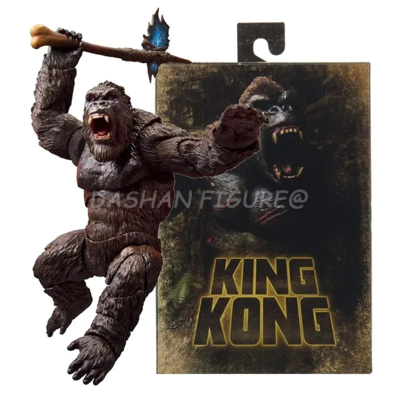 Фигурка NECA King Kong Vs экшн-фигурка из игры «король монстров», 20 см, фигурка из ПВХ, фигурка гориллы, большая обезьяна, подвижная Коллекционная кукла, игрушки-модели, 2024