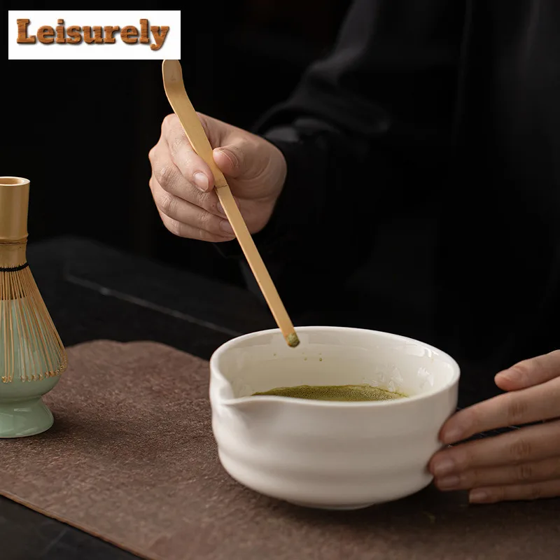 Matcha Tools Large Ceramic Tea Whisk Stand Japanese Holder Tray Imitation Song Dynasty  Tea Services Ornaments Craft Supplies