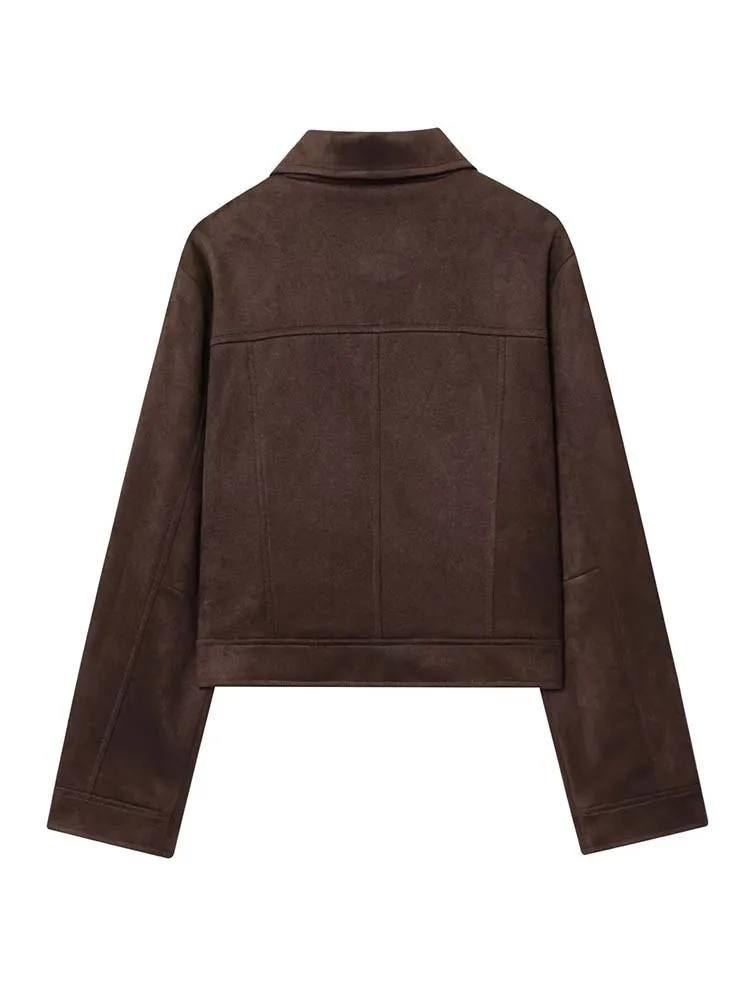 2025 New Women Jacket Autumn Fashion Capless Long Sleeve Zipper Coat Female High Street Outerwear Long Sleeve New Jackets ﻿