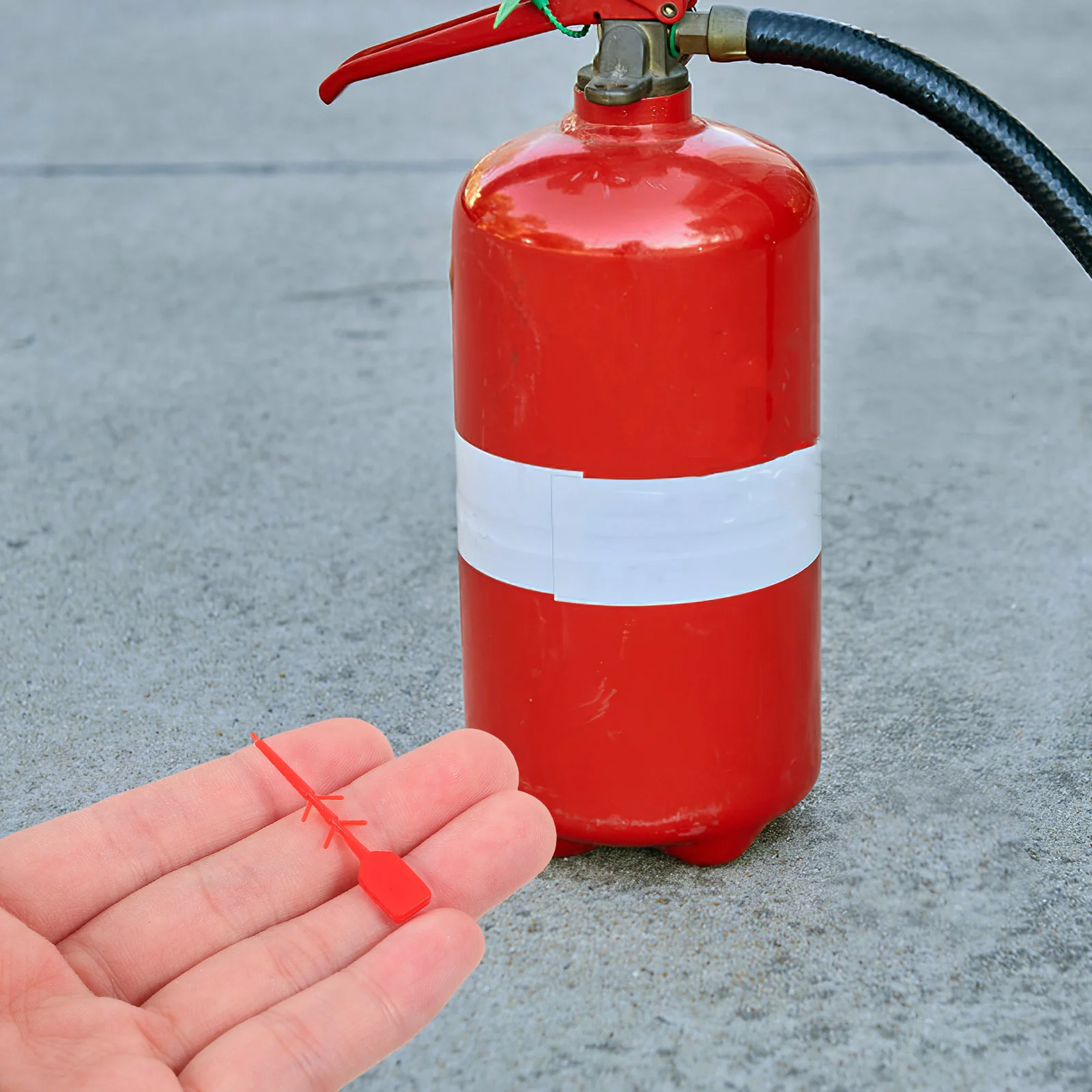 Fire Extinguisher Accessories Automotive Equipment Lock Pin Parts Red Plastic Safety Seal